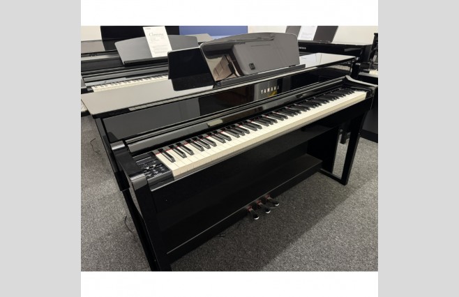 Yamaha CLP635 Digital Piano | Polished Ebony Finish | UK Delivery In Days | Warranty | P/X | Finance Options | Includes Stool, Headphones | Used | Serial Number BCYO01005 - Image 1